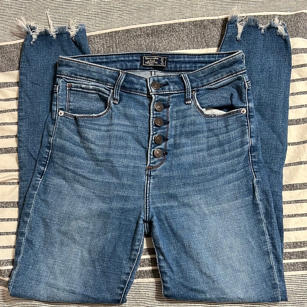Simone High Rise Ankle Skinny Jeans